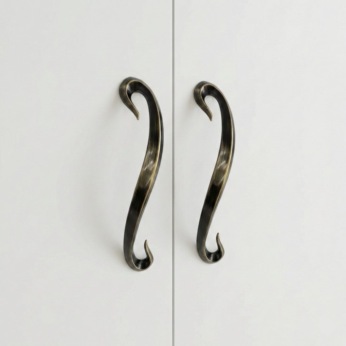Tapered Solid Brass Door Handle – Brass handles