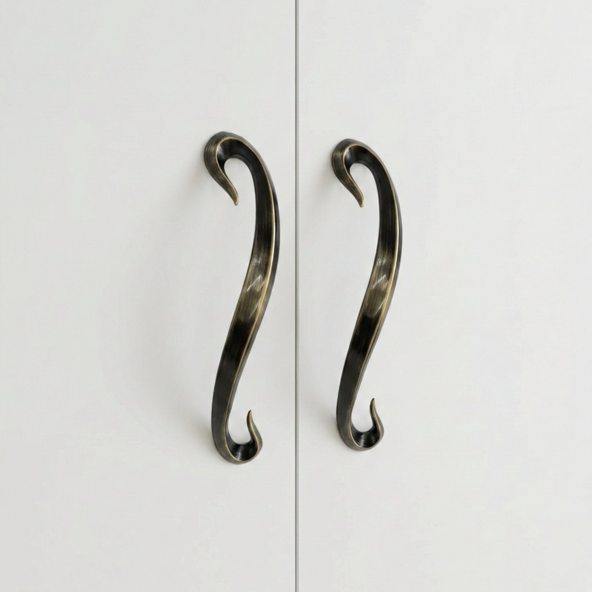 Tapered Solid Brass Door Handle – Brass handles