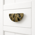 Sculptural Solid Brass Door Handle – Brass handles