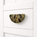Sculptural Solid Brass Door Handle – Brass handles