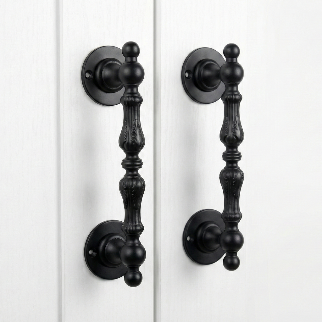 Sculpta Fluted Cabinet Handle – Zinc wardrobe handles